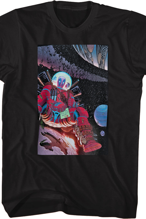 Deadpool In Space Marvel Comics T-Shirtmain product image
