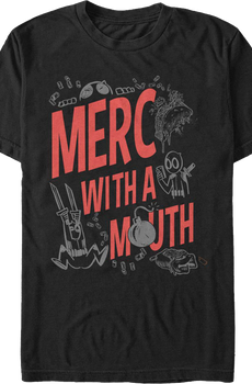 Deadpool Sketches Marvel Comics T-Shirt