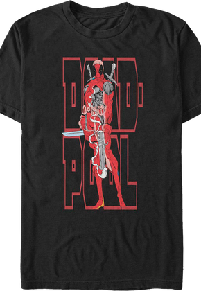 Deadpool Smoking Gun Marvel Comics T-Shirt