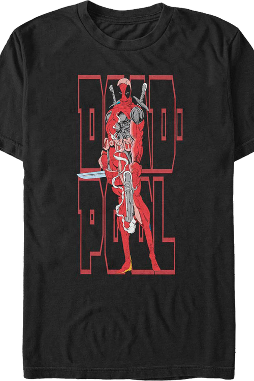 Deadpool Smoking Gun Marvel Comics T-Shirtmain product image