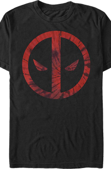 Deadpool Tie Dye Logo Marvel Comics T-Shirt