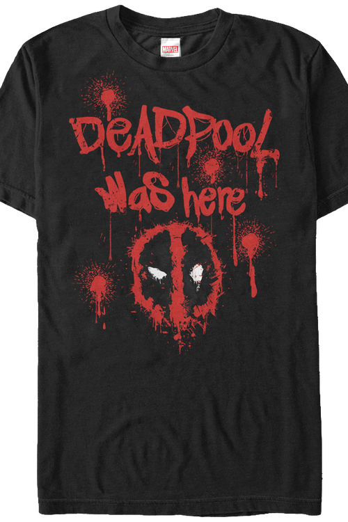 Deadpool Was Here Marvel Comics T-Shirtmain product image