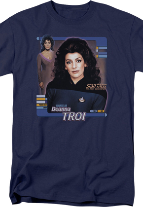 Deanna Troi Star Trek The Next Generation T-Shirt