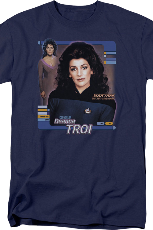Deanna Troi Star Trek The Next Generation T-Shirtmain product image