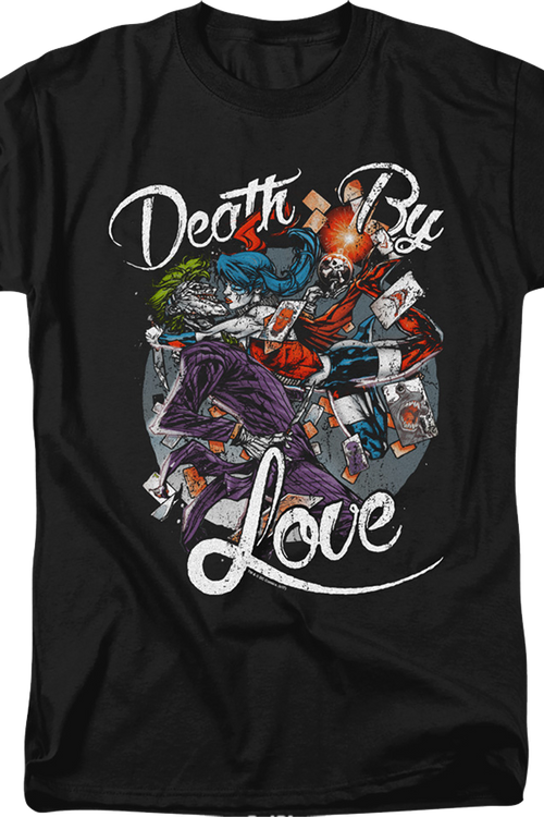 Death By Love Joker And Harley Quinn DC Comics T-Shirtmain product image