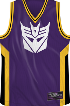 Decepticon Transformers Basketball Jersey