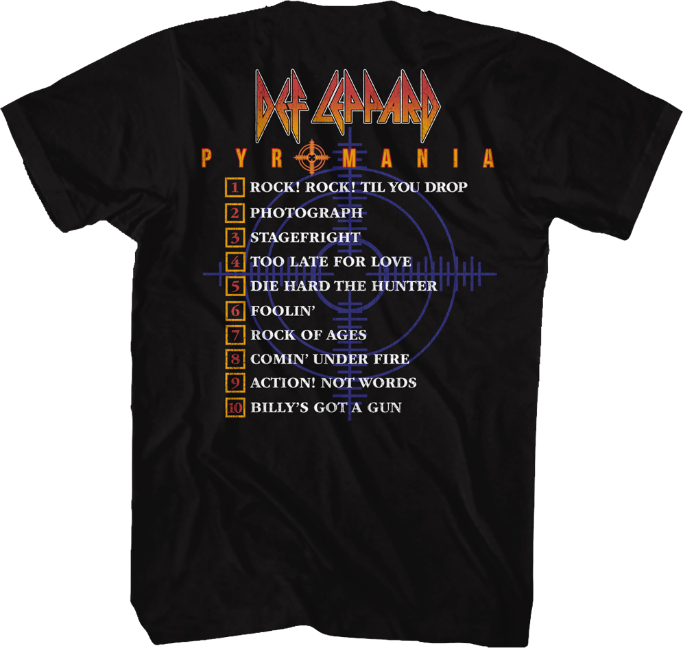 Def Leppard Pyromania T-Shirt Men's