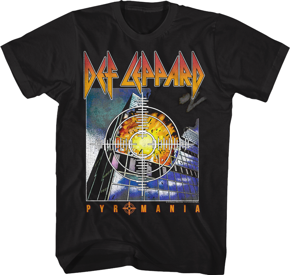 Def Leppard Pyromania T-Shirt Men's