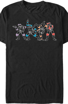 Defining Colors Teenage Mutant Ninja Turtles T-Shirt