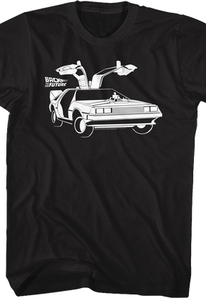 DeLorean Doors Back To The Future T-Shirt