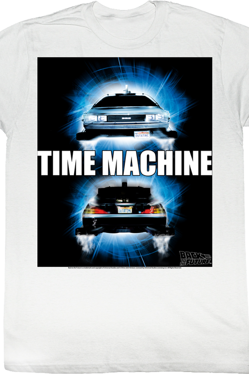 DeLorean Time Machine Back To The Future T-Shirtmain product image