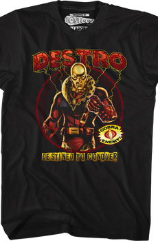 Destro Destined To Conquer GI Joe T-Shirt