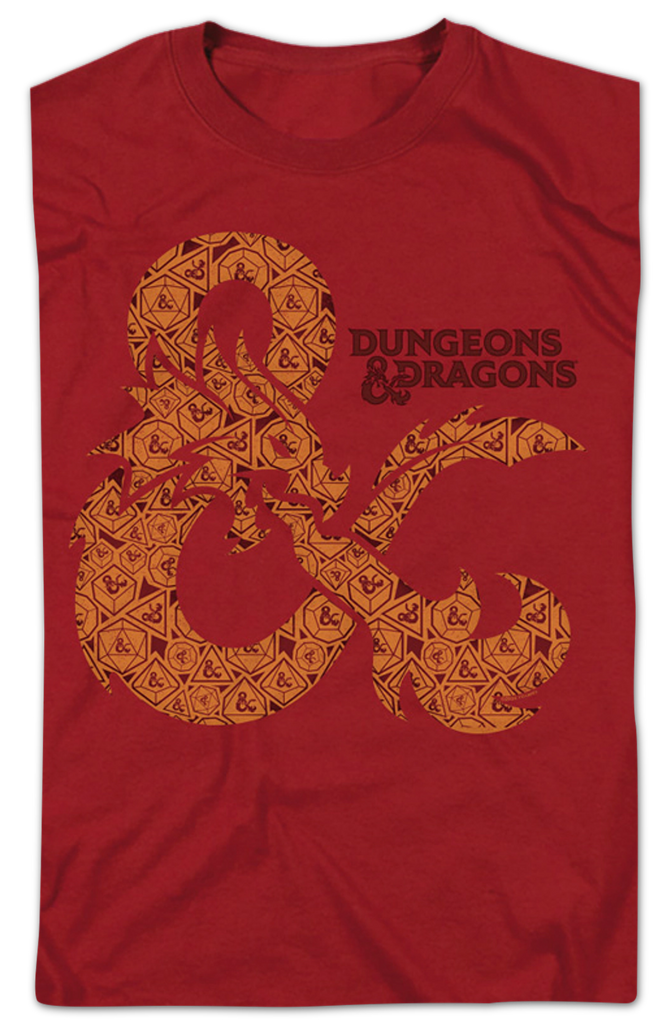 Dice Logo Dungeons & Dragons TShirt