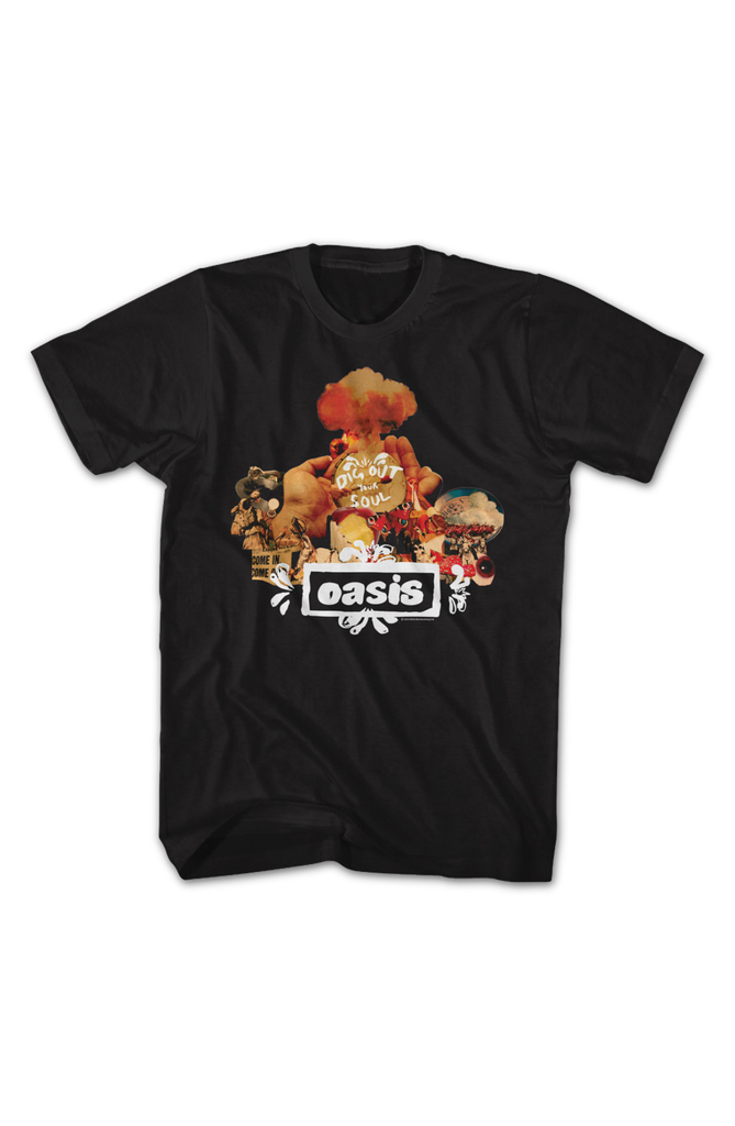 【新品・未使用】oasis dig out your soul ツアーTシャツ バンド band 00s 00's ALSTYLE OASIS DIG OUT YOUR SOUL TOUR