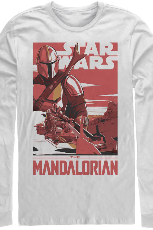 Din Djarin Poster The Mandalorian Star Wars Long Sleeve Shirtmain product image