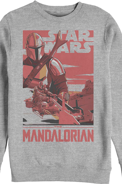 Din Djarin Poster The Mandalorian Star Wars Sweatshirtmain product image