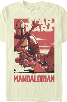 Din Djarin Poster The Mandalorian Star Wars T-Shirt