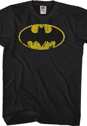 Distressed Bat Symbol Batman T-Shirt