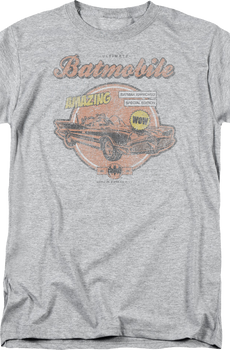 Distressed Batmobile DC Comics T-Shirt