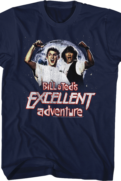 Distressed Bill and Ted's Excellent Adventure T-Shirtmain product image