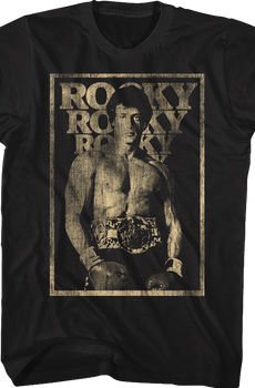 Distressed Championship Rocky T-Shirt