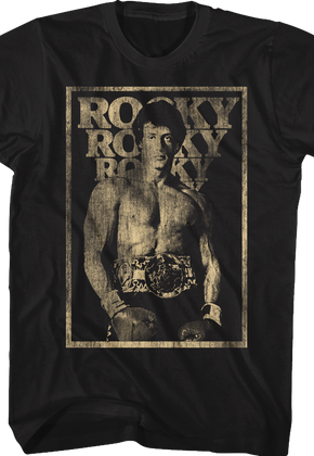 Distressed Championship Rocky T-Shirt