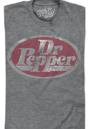 Distressed Classic Logo Dr. Pepper T-Shirt