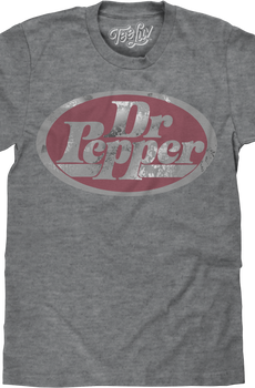 Distressed Classic Logo Dr. Pepper T-Shirt