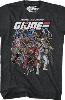 Distressed Cobra Members GI Joe T-Shirt
