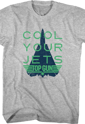 Distressed Cool Your Jets Top Gun T-Shirt