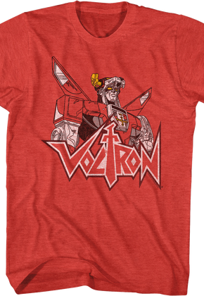 Distressed Defender of the Universe Voltron T-Shirt