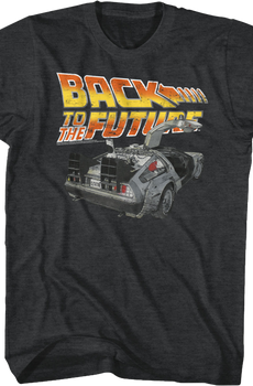 Distressed Delorean Back to the Future T-Shirt