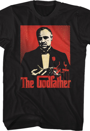 Distressed Graphic Art Godfather T-Shirt