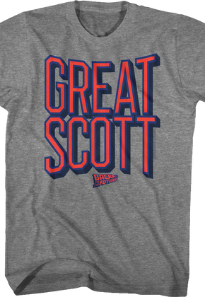 Distressed Great Scott Back To The Future T-Shirt