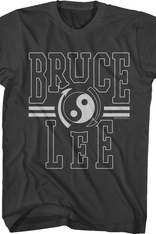 Distressed Gung Fu Institute Logo Bruce Lee T-Shirtmain product image
