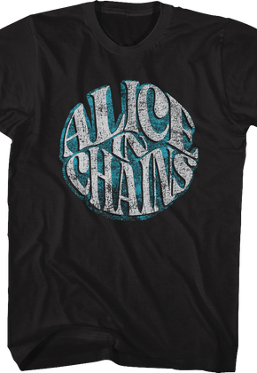 Distressed Logo Alice In Chains T-Shirt