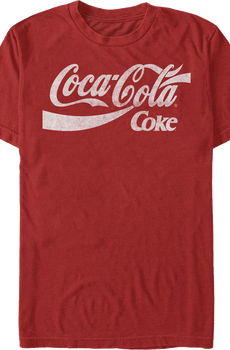 Distressed Logo Coca-Cola T-Shirt