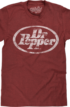 Distressed Logo Dr. Pepper T-Shirt