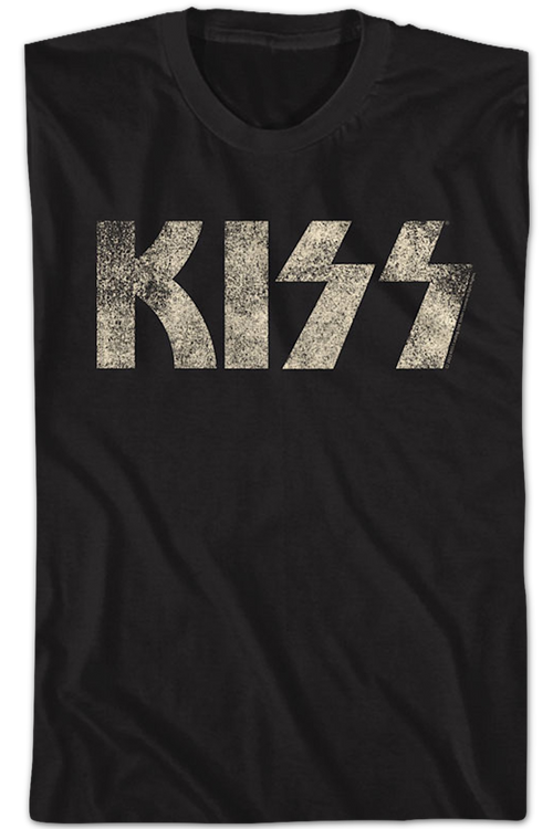 Distressed Logo KISS T-Shirtmain product image