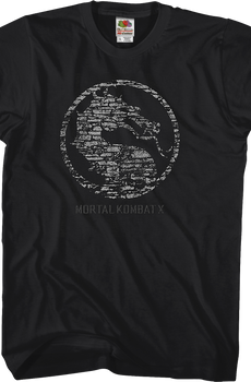 Distressed Logo Mortal Kombat X T-Shirt