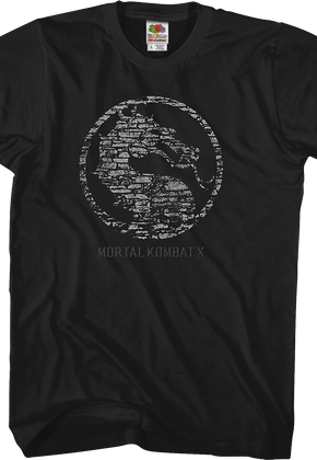 Distressed Logo Mortal Kombat X T-Shirt