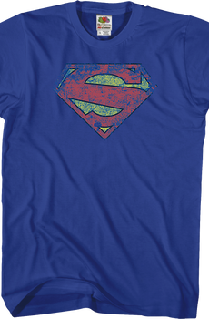 Distressed Logo Superman T-Shirt