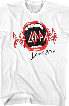 Distressed Love Bites Def Leppard T-Shirt