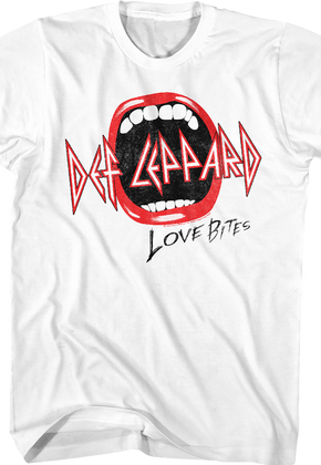 Distressed Love Bites Def Leppard T-Shirt