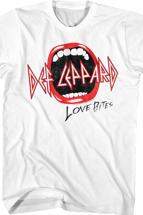 Distressed Love Bites Def Leppard T-Shirtmain product image