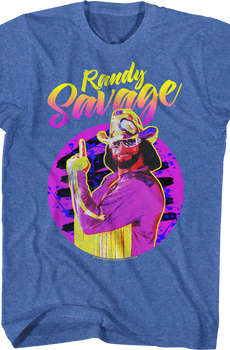 Distressed Macho Man Randy Savage T-Shirt