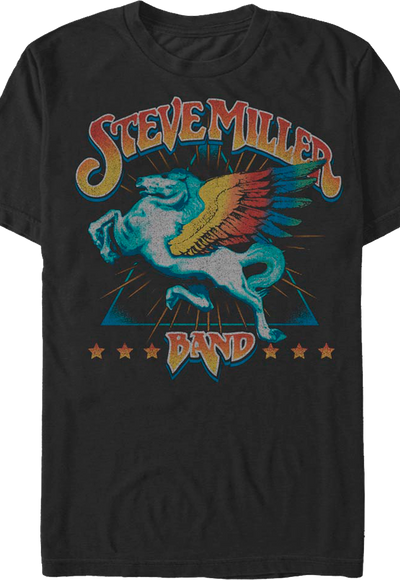 Distressed Pegasus Steve Miller Band T-Shirt