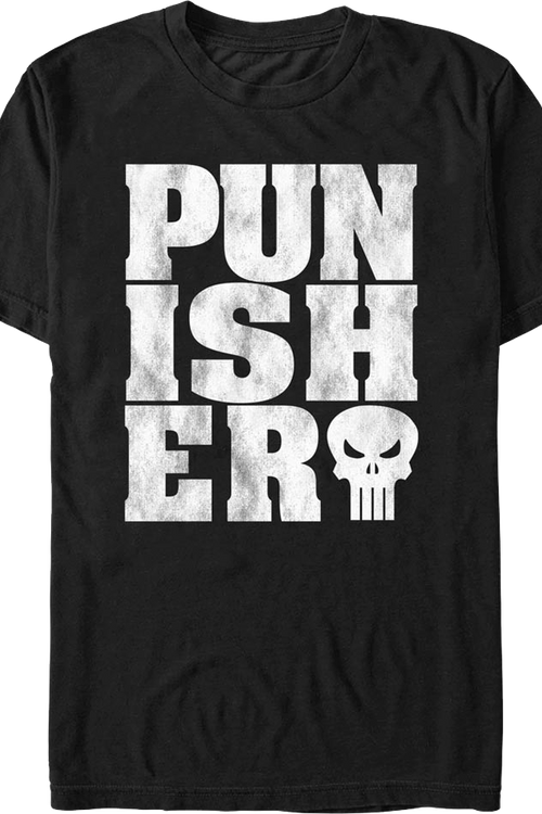 Distressed Punisher Marvel Comics T-Shirtmain product image