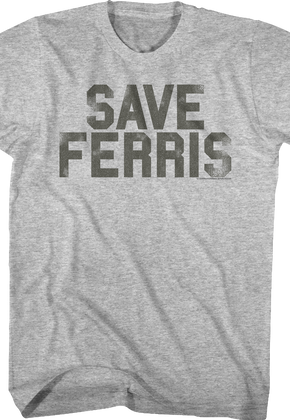 Distressed Save Ferris Bueller T-Shirt