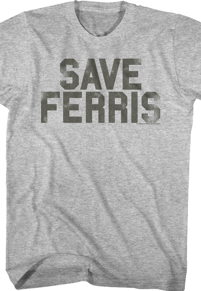 Distressed Save Ferris Bueller T-Shirt